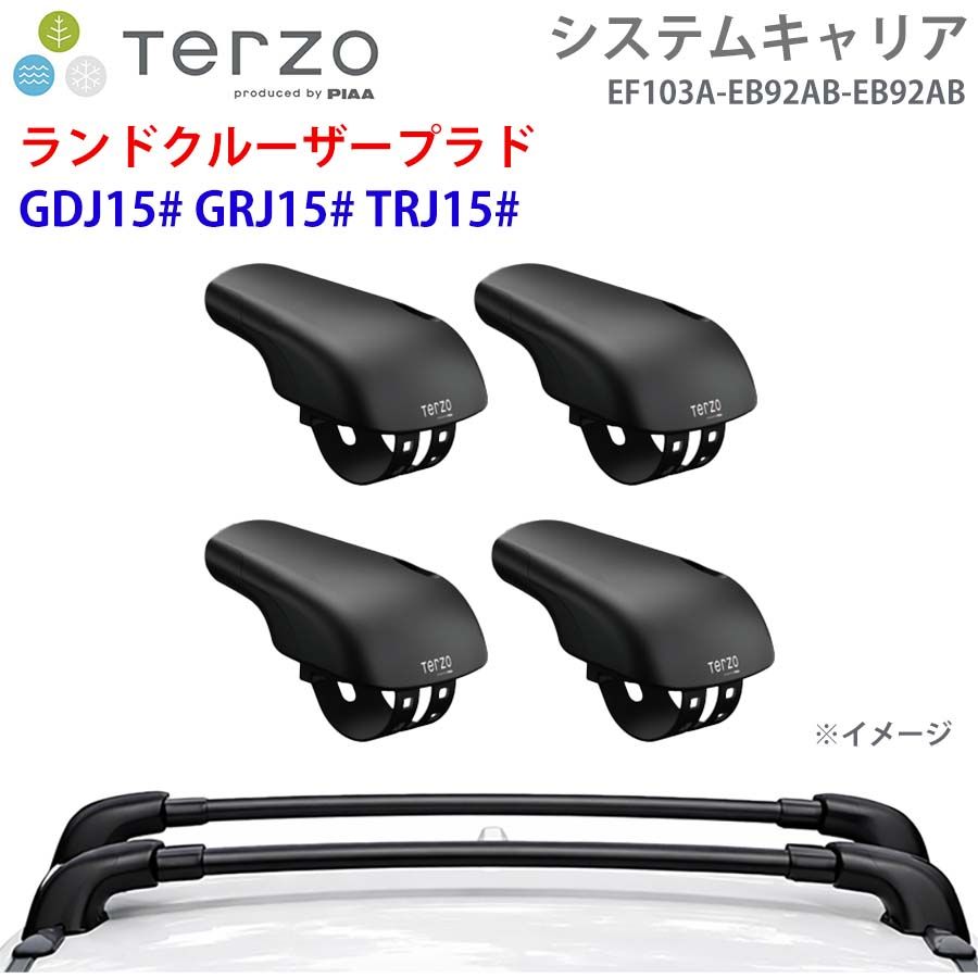 M\u0027sトヨタ 150系 後期 ランドクルーザー プラド ランドクルーザープラド GDJ15# GRJ15# TRJ15# 一台分 EF103A EB92AB EB92AB フット エアロバー  システムキャリア TERZO E1E1 (2017&frasl;9