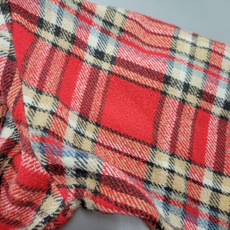 中尾です。☆70\u0027s 【中古品】 BIG MAC ビッグ マック 赤単色タグ HEAVY FLANNEL SHIRT ヘビー フランネル シャツ トップス 長袖 【146-260226-ya-12-izu】 BIG MAC チェック柄 ヘビーネルシャツ S☆60\u0027s