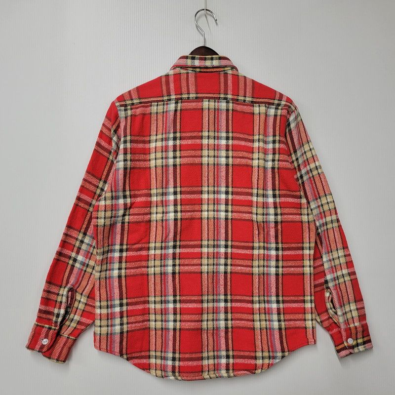 中尾です。☆70\u0027s 【中古品】 BIG MAC ビッグ マック 赤単色タグ HEAVY FLANNEL SHIRT ヘビー フランネル シャツ トップス 長袖 【146-260226-ya-12-izu】 BIG MAC チェック柄 ヘビーネルシャツ S☆60\u0027s