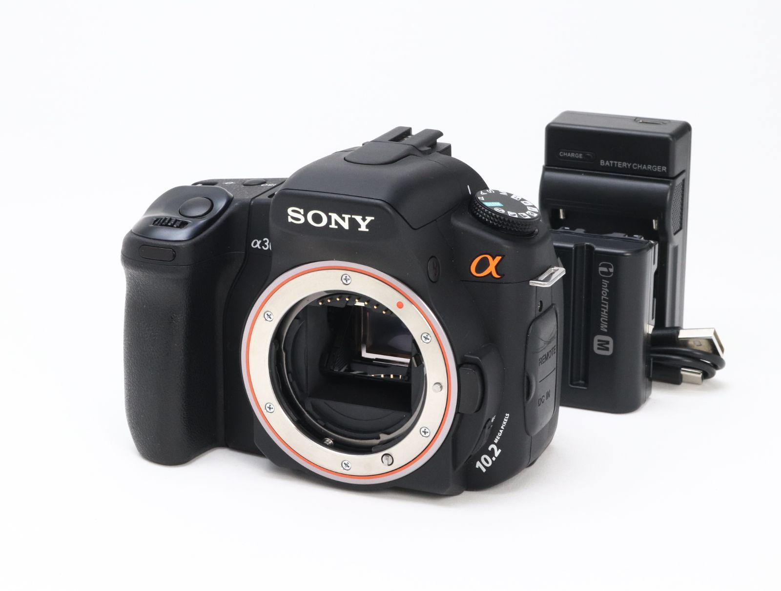 B+ (並品) SONY ソニー α300 ボディ ブラック DSLR-A300 初期不良返品対応 22-164SONY;Damages/stains