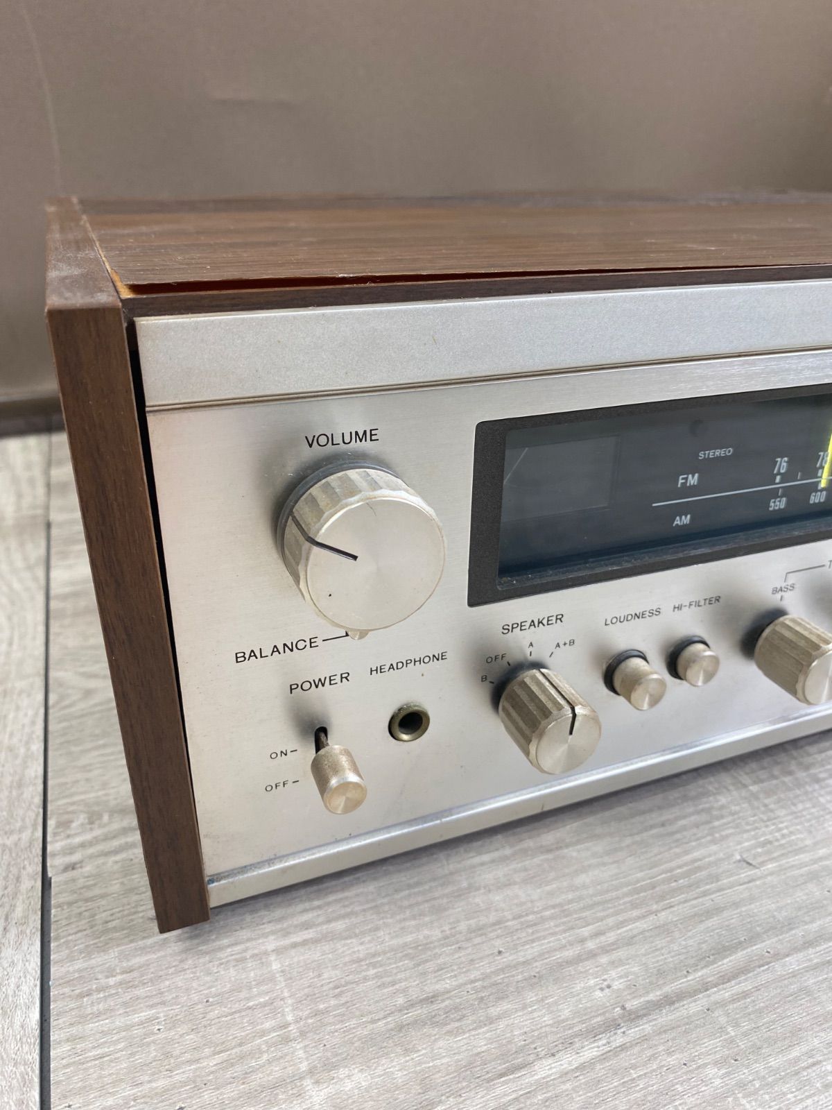 SONY】ソニー STR-7035 FM/AM ステレオレシーバー 木目 チューナー