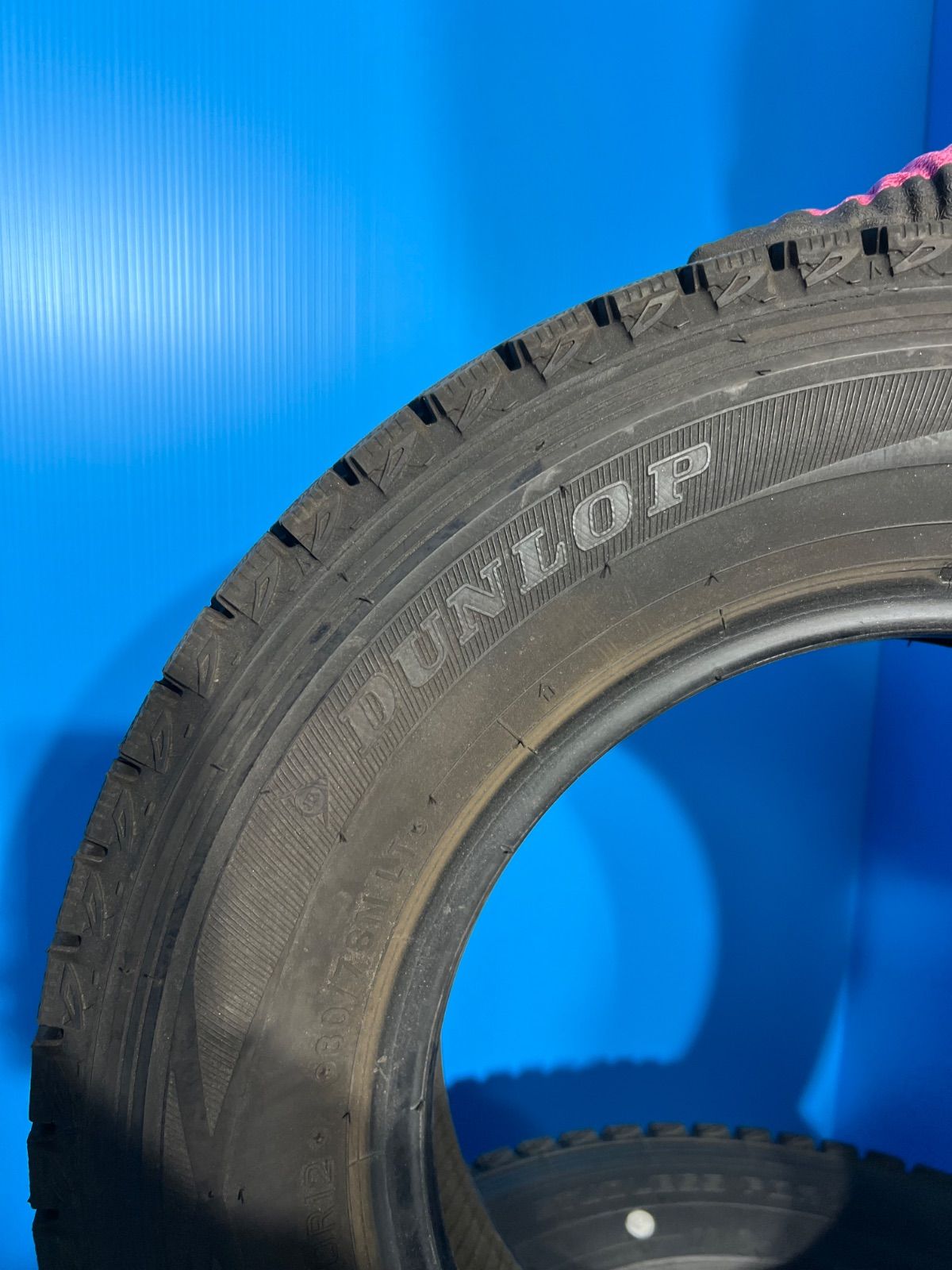 バリ溝 7~8mm】ダンロップ ウインターマックス SV01 145/80R12 80/78N 