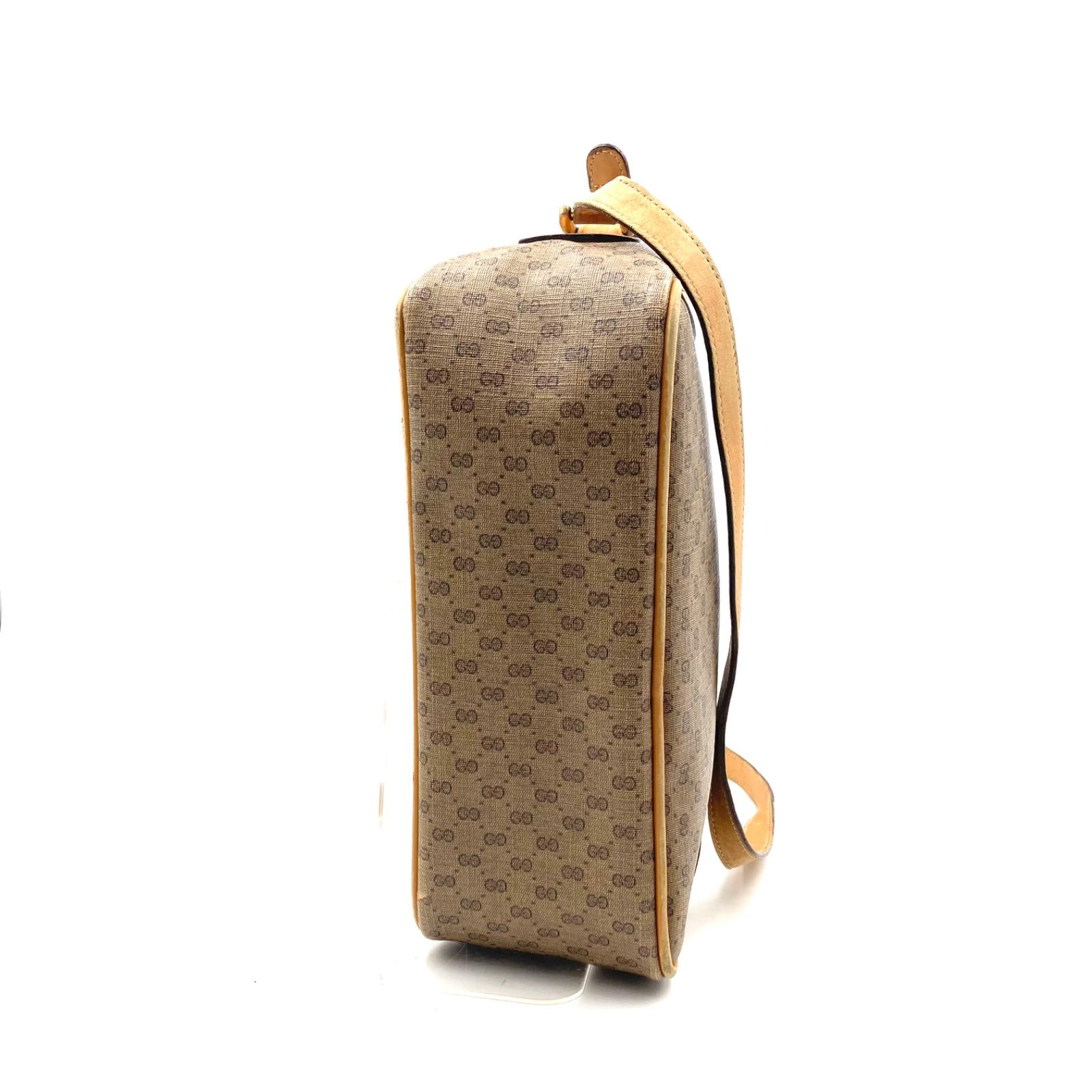 □美品□GUCCI グッチ マイクロGG ショルダーバッグ 斜めがけ クロス 