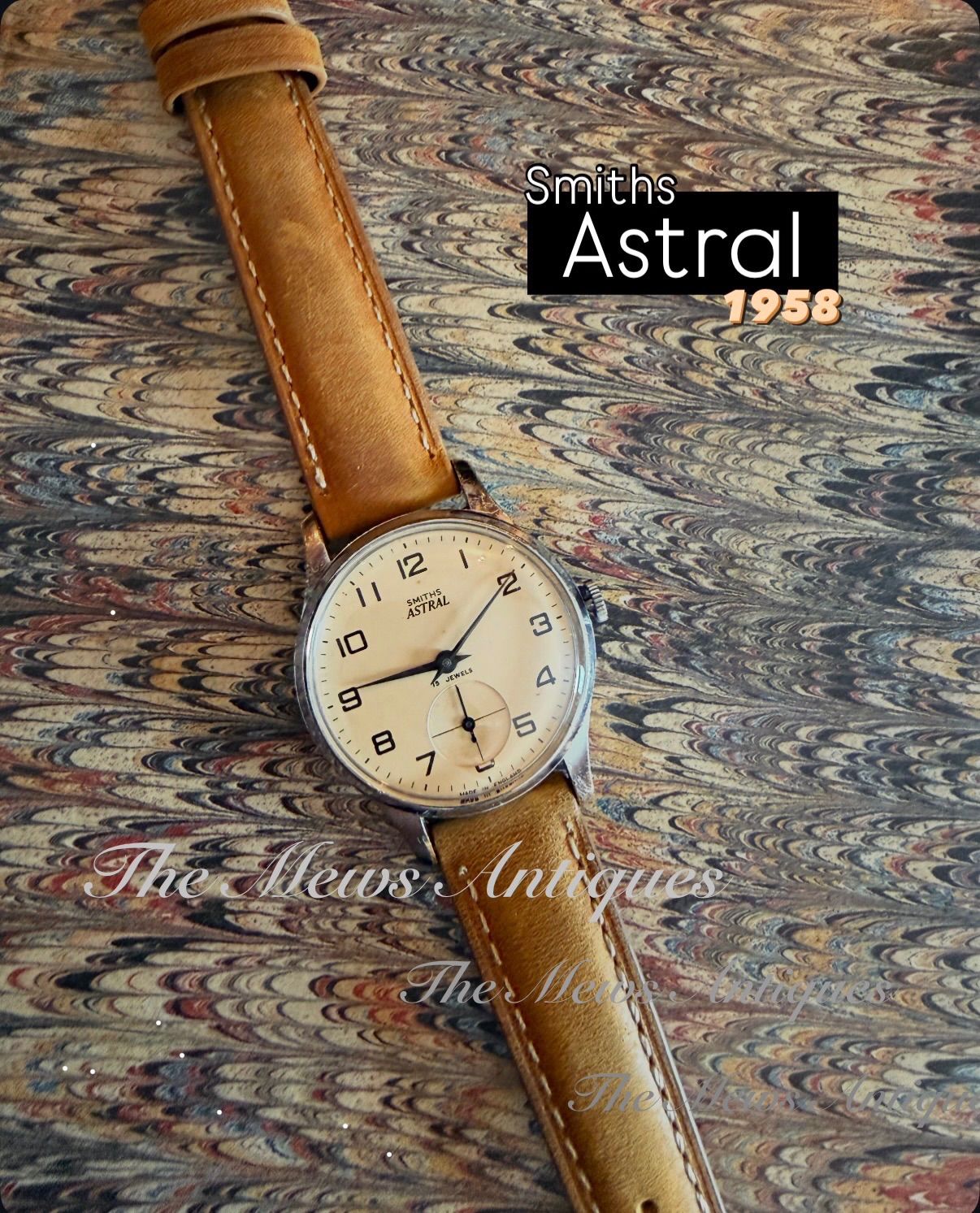 Smiths Astral Cal.400 15石 英国ヴィンテージ腕時計 スモールセコンド