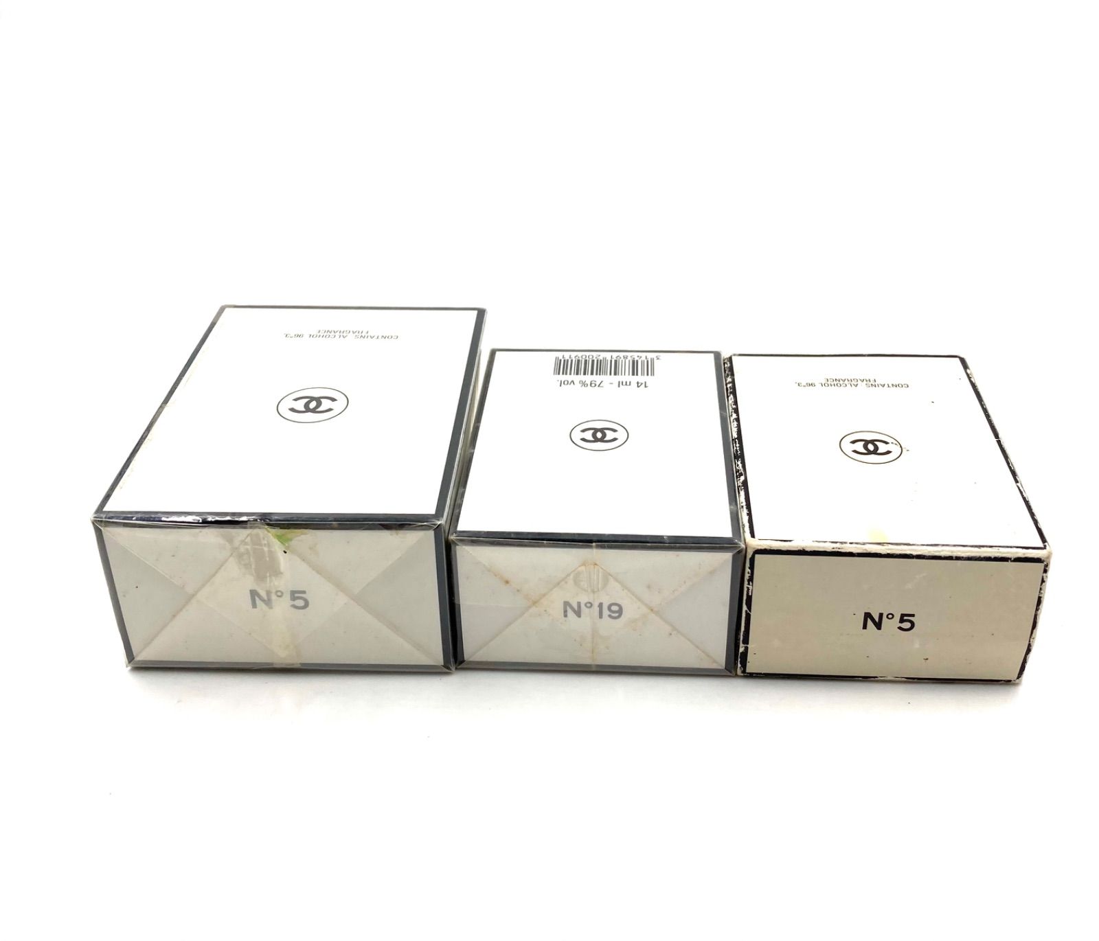 □未開封2つ□CHANEL シャネル 香水3本セット ①No5 28ml 未開封②No19 