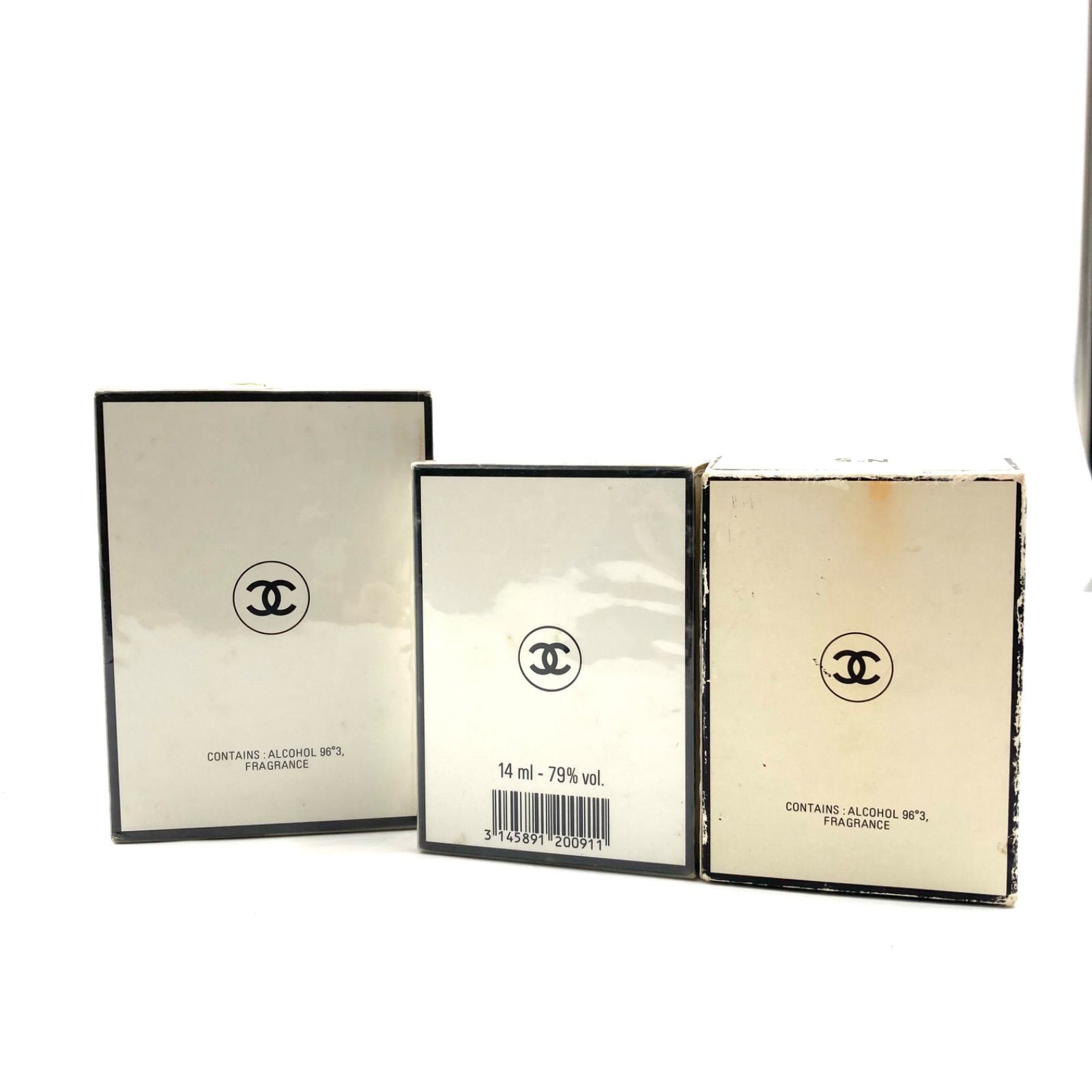 □未開封2つ□CHANEL シャネル 香水3本セット ①No5 28ml 未開封②No19