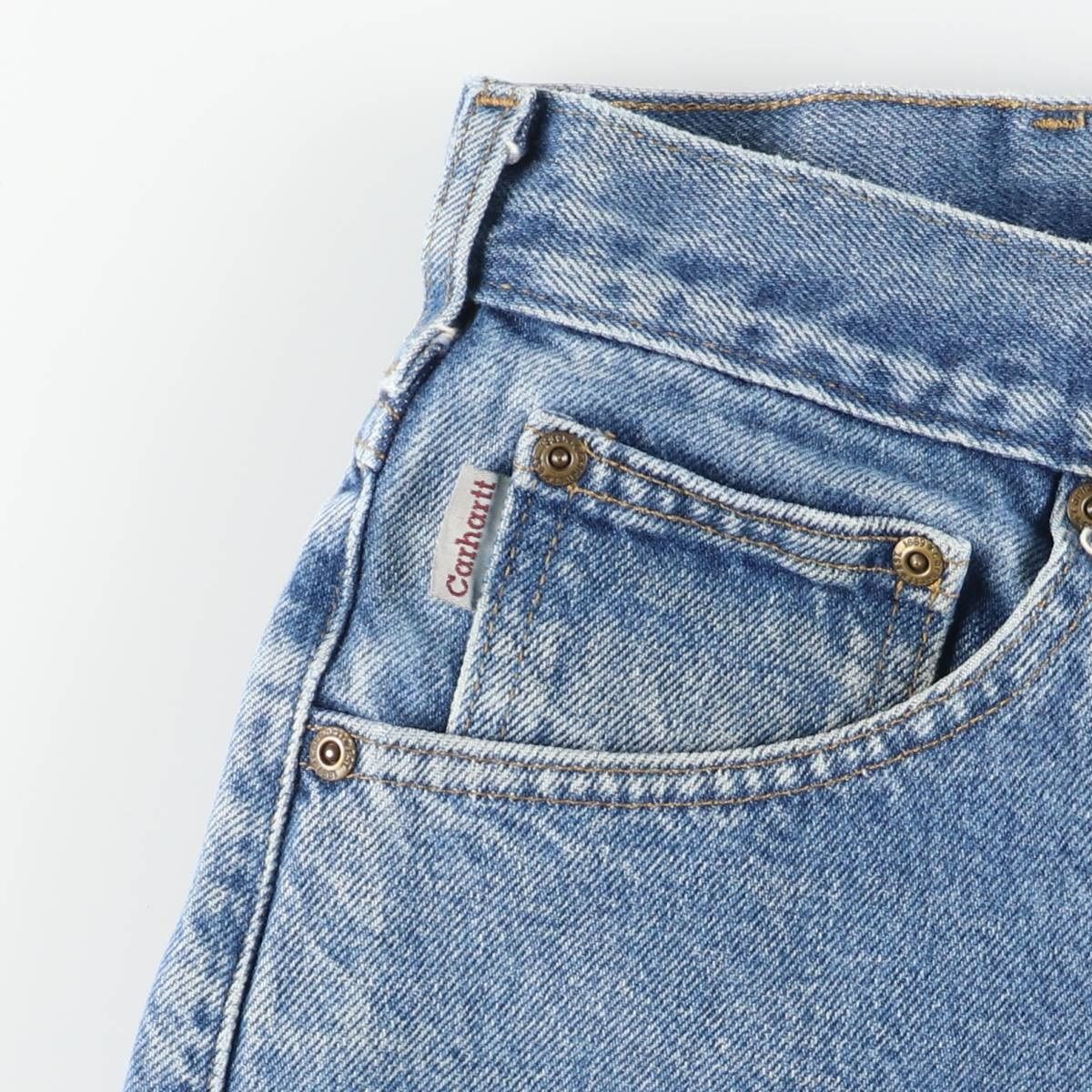 古着 カーハート Carhartt テーパードデニムパンツ メンズw33相当