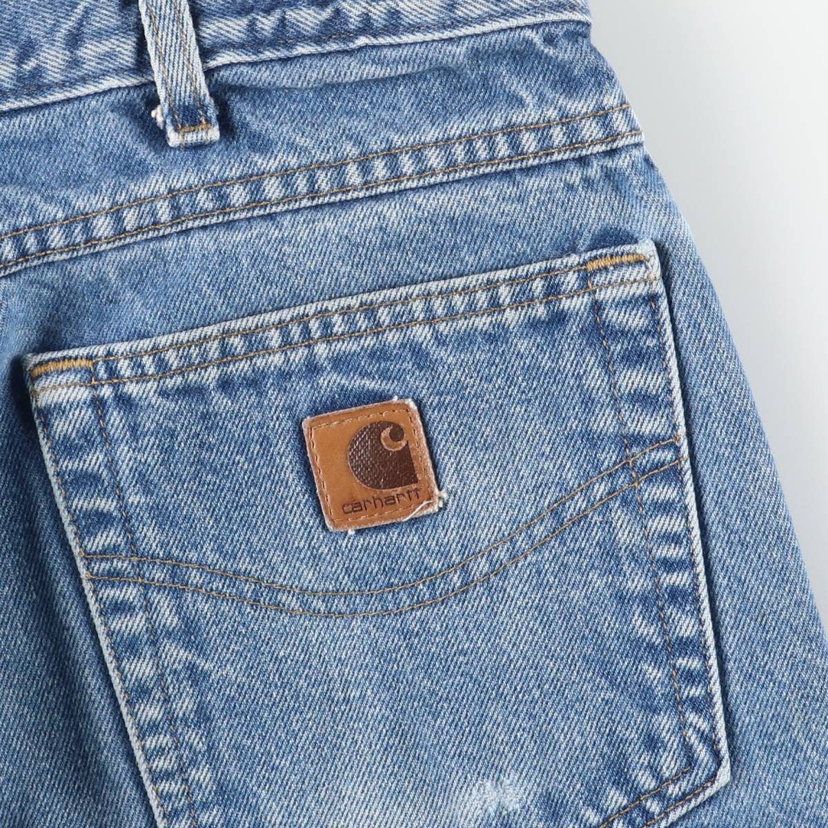 古着 カーハート Carhartt テーパードデニムパンツ メンズw33相当