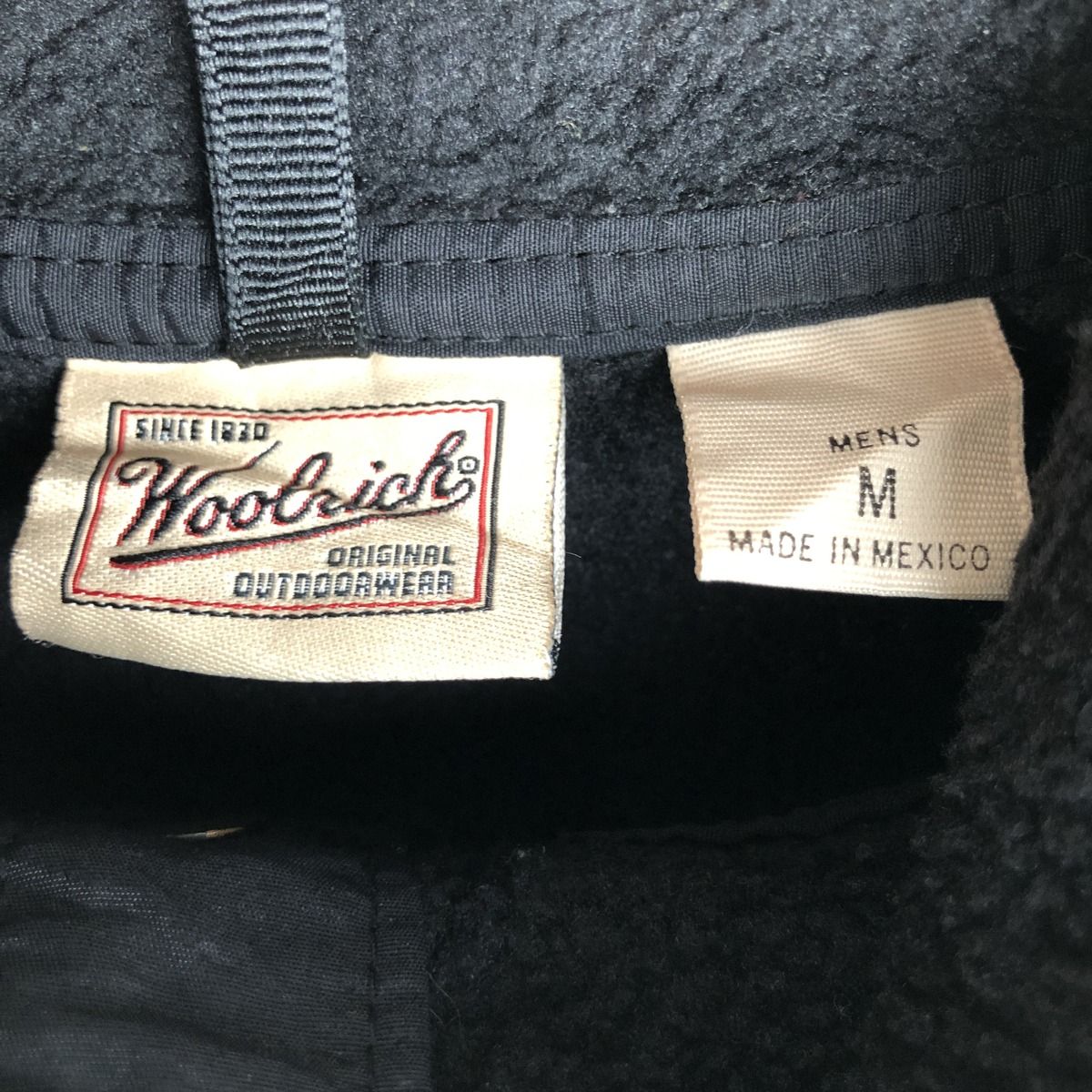 古着 00年代 ウールリッチ WOOLRICH ハーフスナップ フリースプル