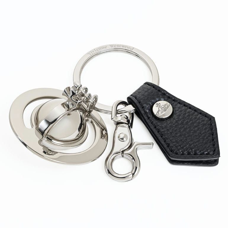 ヴィヴィアンウエストウッド Vivienne Westwood キーリング キーホルダー チャーム 3D ORB オーブ シルバー 8203011LU OM0014 N403