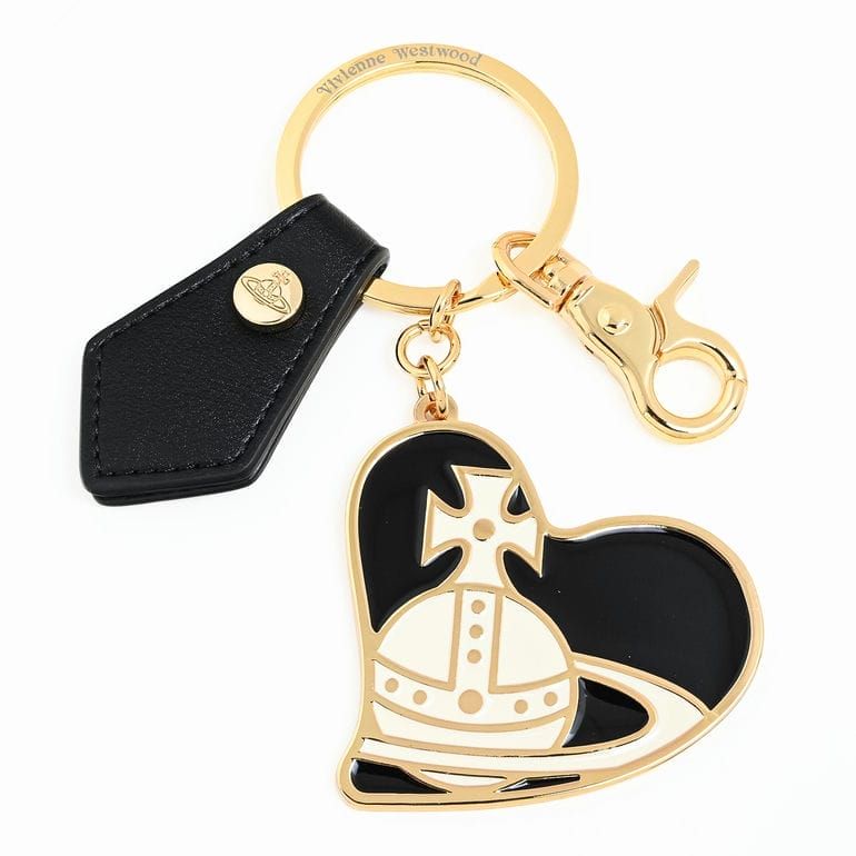 ヴィヴィアンウエストウッド Vivienne Westwood キーリング キーホルダー チャーム ORB HEART オーブ ハート ブラック ゴールド 8203012UU OM002H N401 12,264円