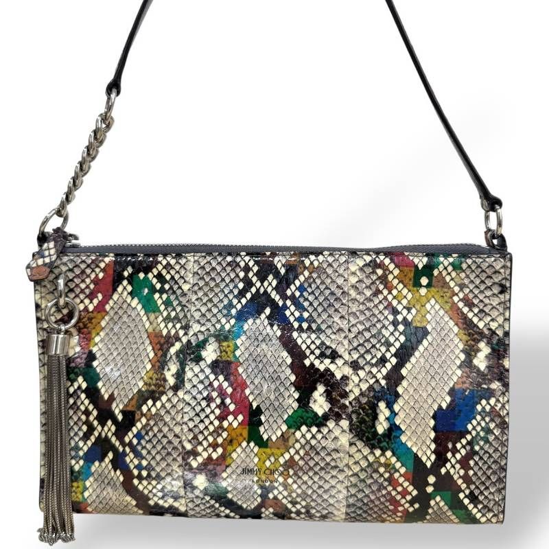 希少☆JIMMY CHOO ジミーチュウ☆ショルダーバッグ 肩掛け カード付き 