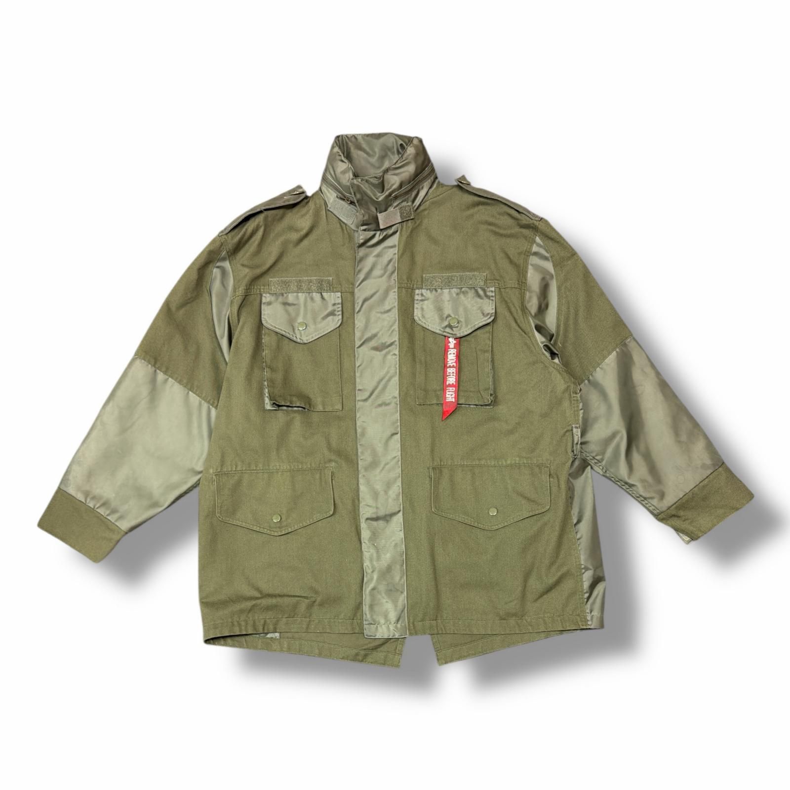 LANDLORD  × ALPHA M6T5ジャケット ミリタリー コラボ ランドロード  × アルファ FW18-AIMLJ カーキ M （9782M） LANDLORD × ALPHA M6T5ジャケット ミリタリー コラボ ランドロード