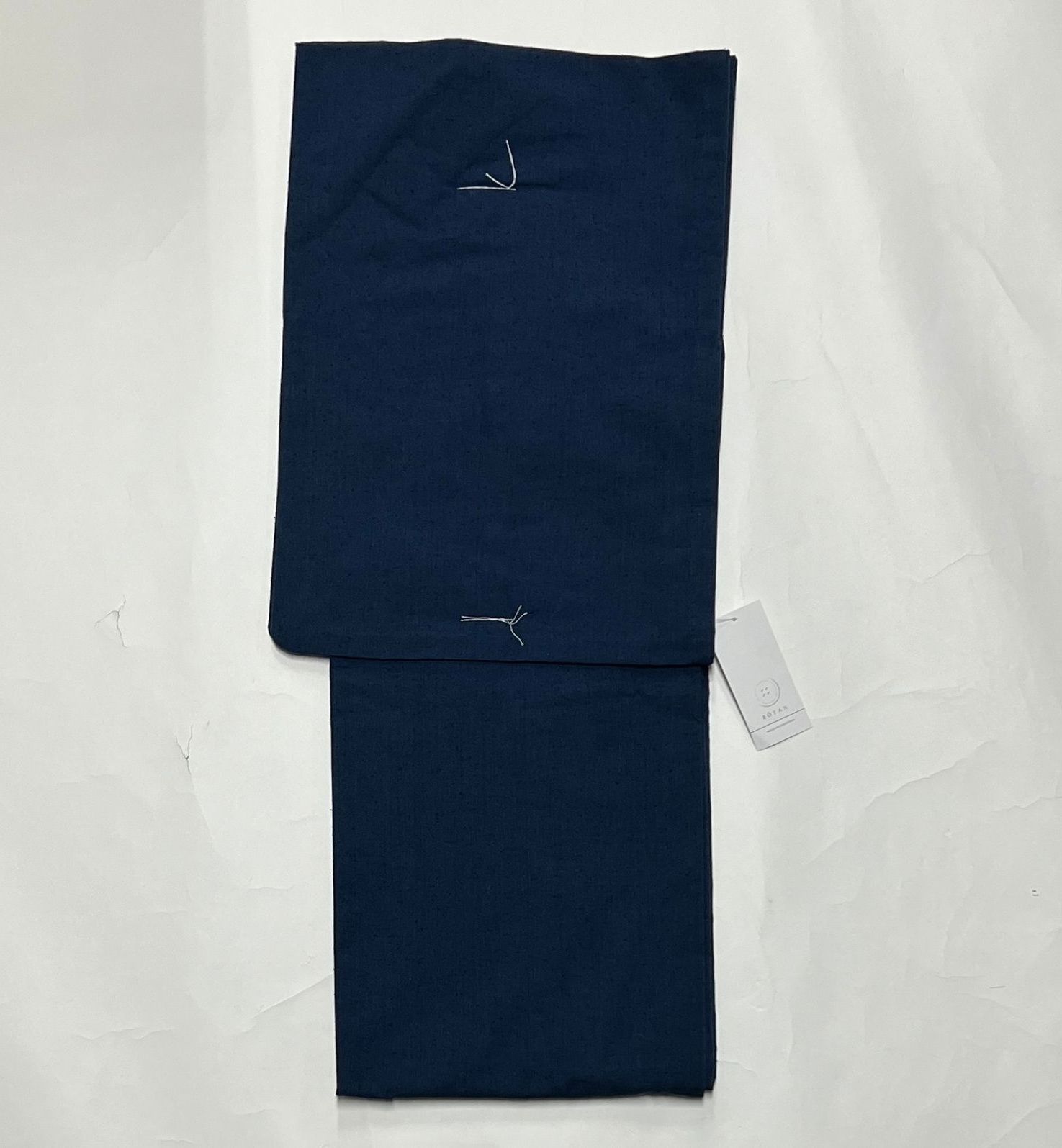 ⭐️未使用⭐️ レディース 木綿 単衣 着物 単品 ネイビー M 【M0909 