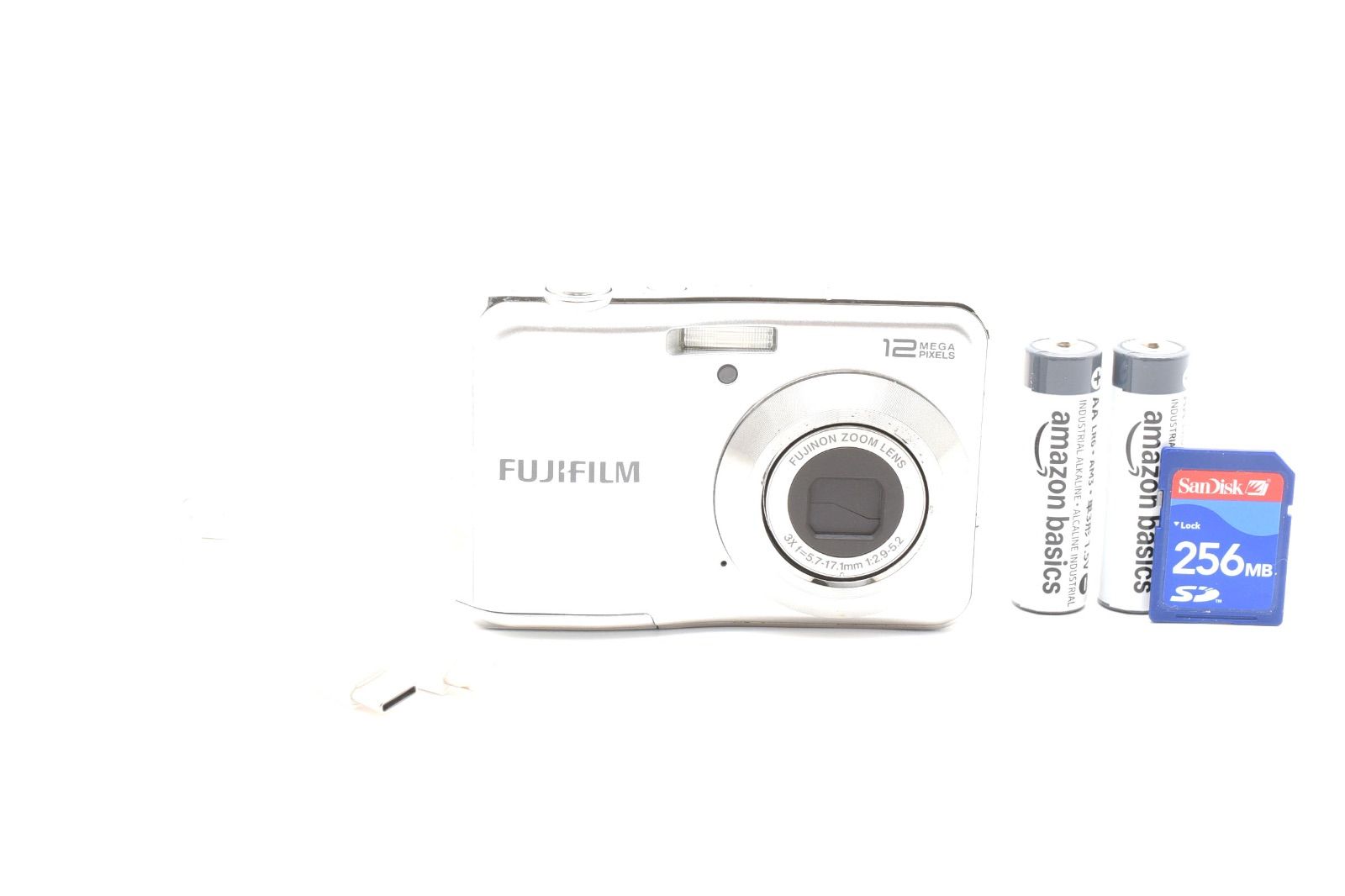 美品】フジフィルムFUJIFILM FinePix AV100シルバー単池・SDカード付 