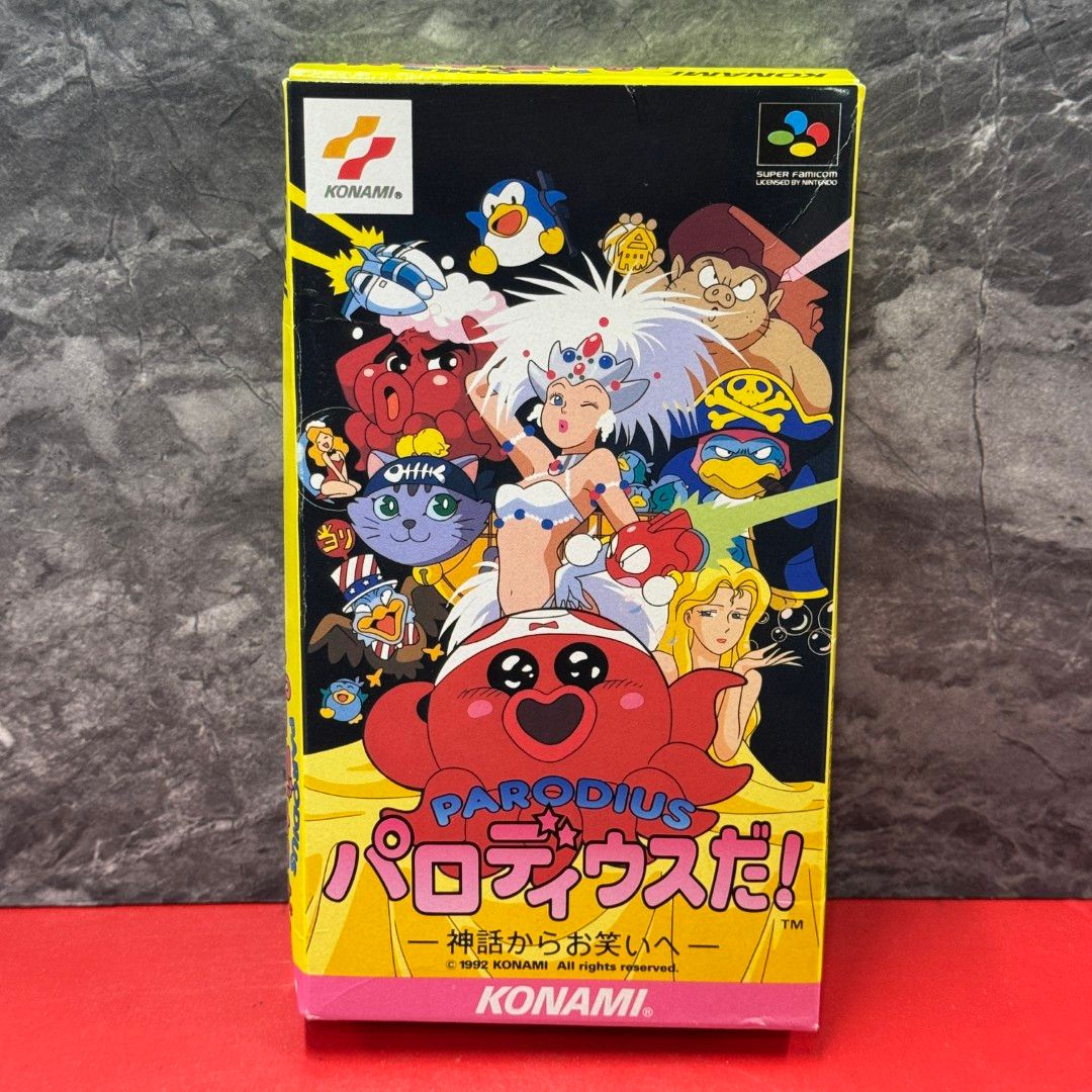 □KONAMI コナミ パロディウスだ! 神話からお笑いへ