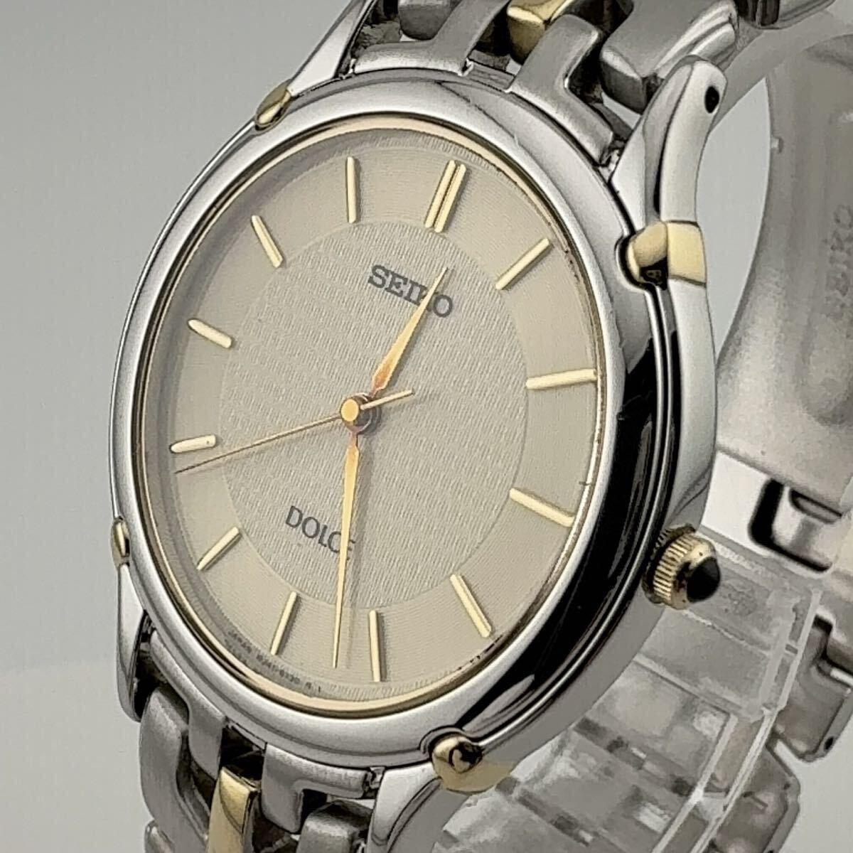 メンズ 稼働品 SEIKO DOLCE 8J41-6080 セイコー ドルチェ 腕時計 