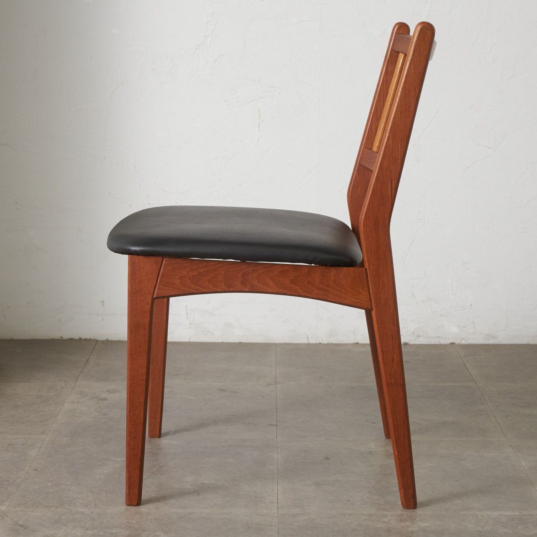 張替済 デンマーク ヴィンテージ ダイニングチェア 椅子 チーク 無垢材