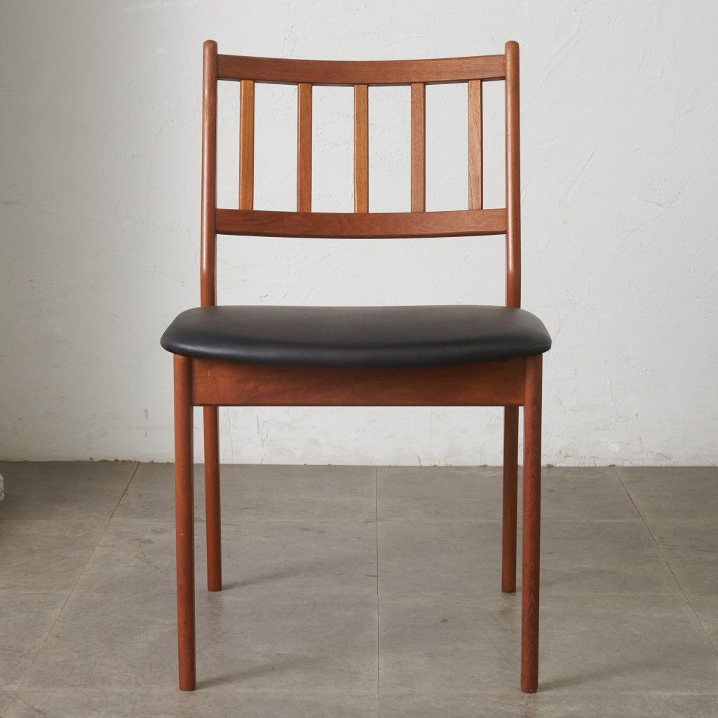 張替済 デンマーク ヴィンテージ ダイニングチェア 椅子 チーク 無垢材