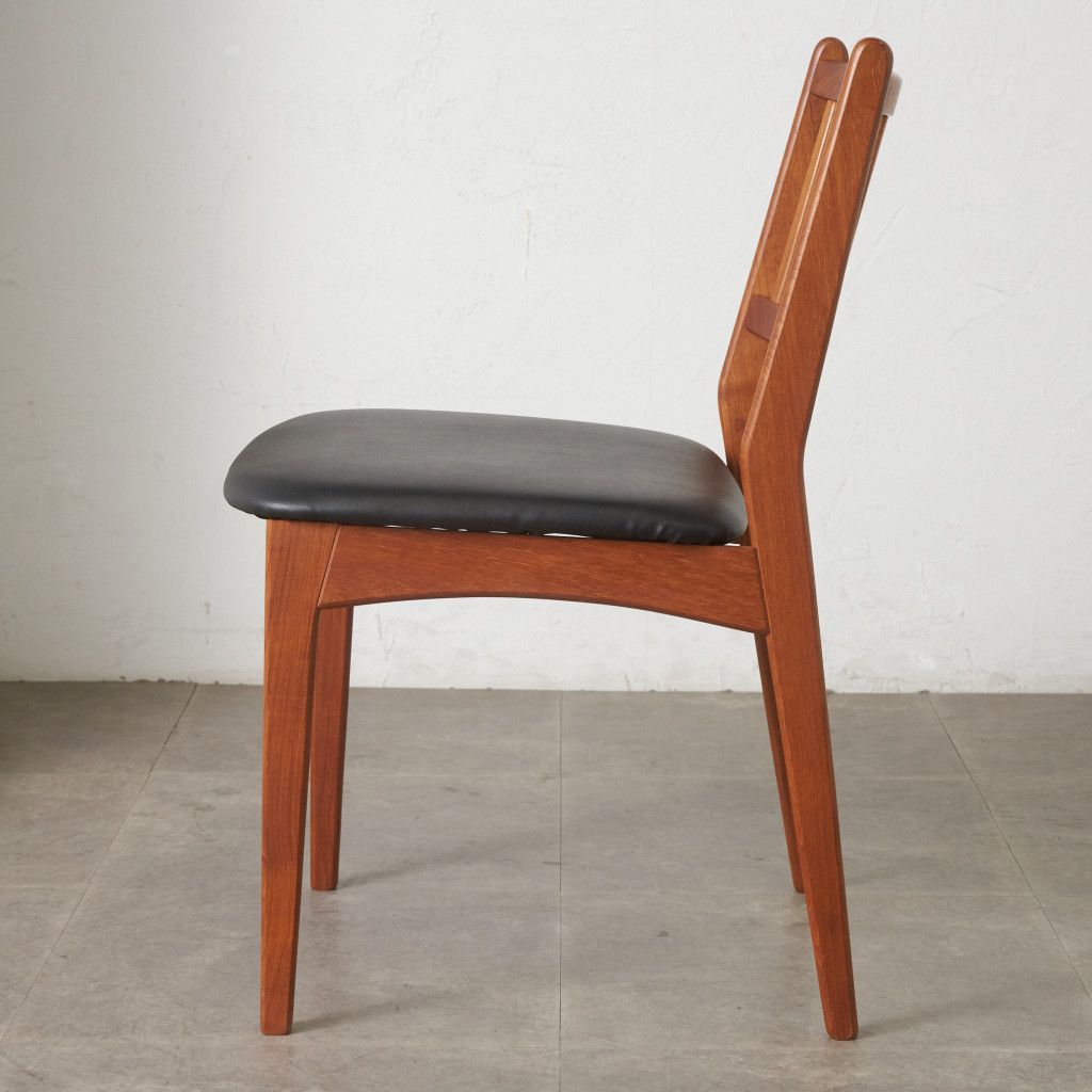 張替済 デンマーク ヴィンテージ ダイニングチェア 椅子 チーク 無垢材