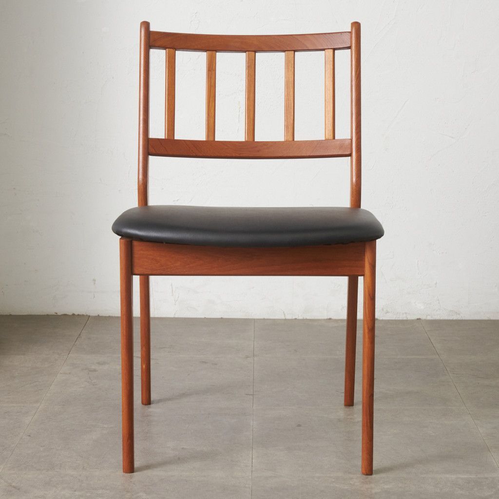 張替済 デンマーク ヴィンテージ ダイニングチェア 椅子 チーク 無垢材