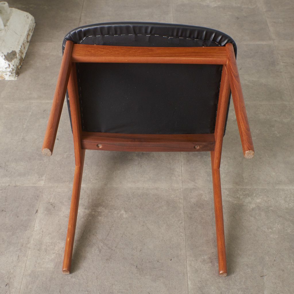 張替済 デンマーク ヴィンテージ ダイニングチェア 椅子 チーク 無垢材