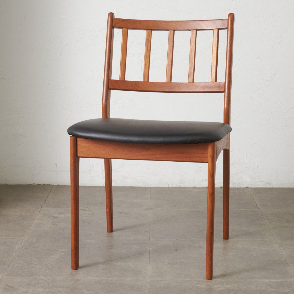 張替済 デンマーク ヴィンテージ ダイニングチェア 椅子 チーク 無垢材