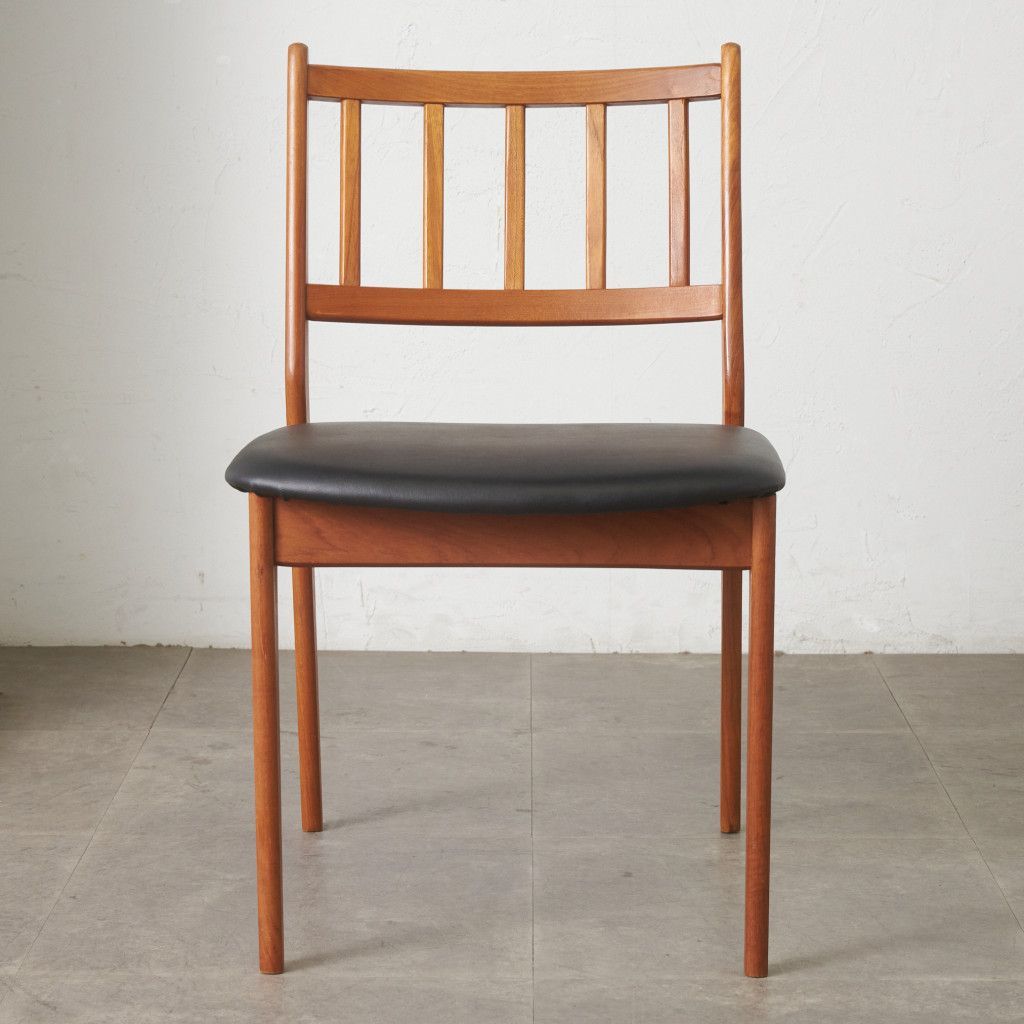 張替済 デンマーク ヴィンテージ ダイニングチェア 椅子 チーク 無垢材