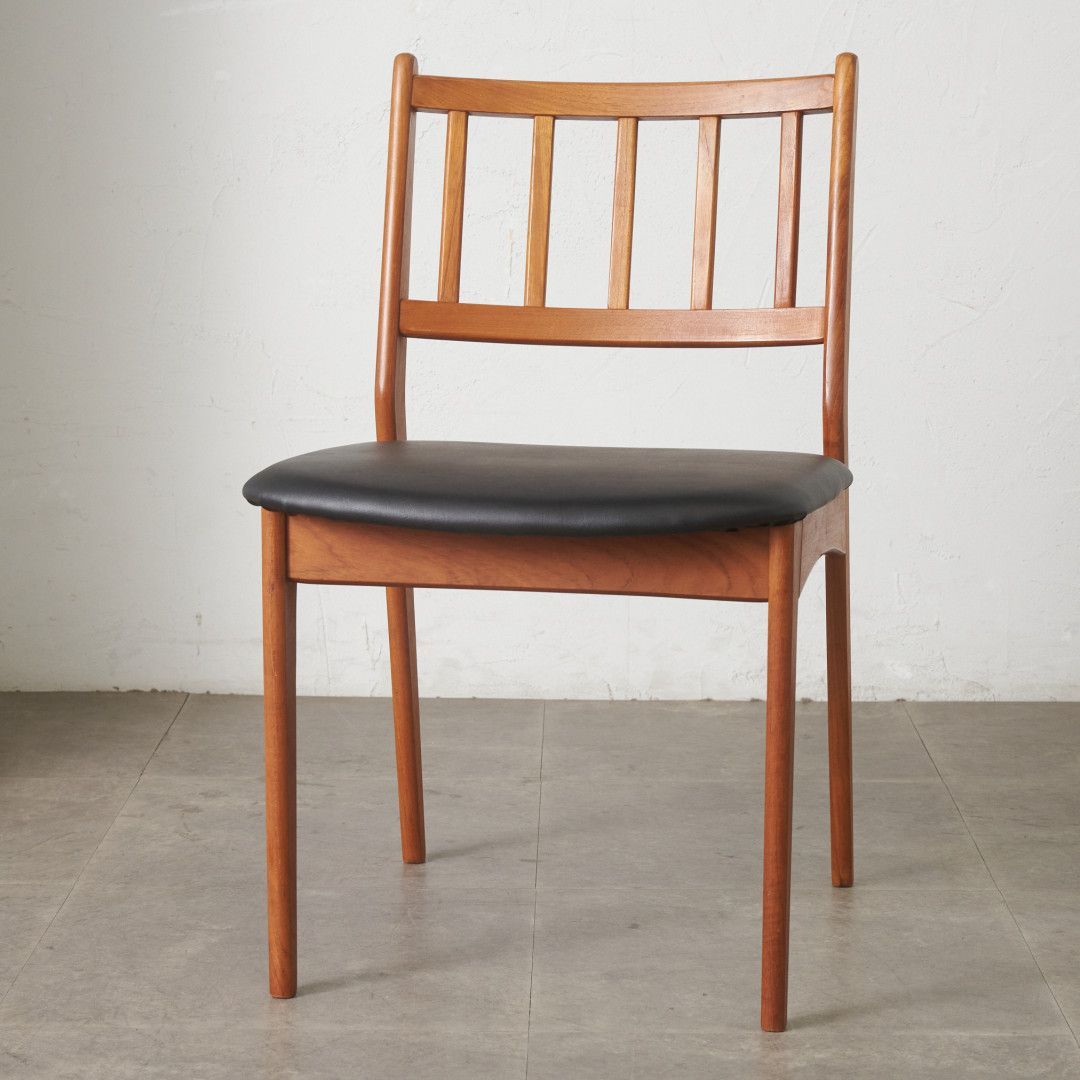 張替済 デンマーク ヴィンテージ ダイニングチェア 椅子 チーク 無垢材