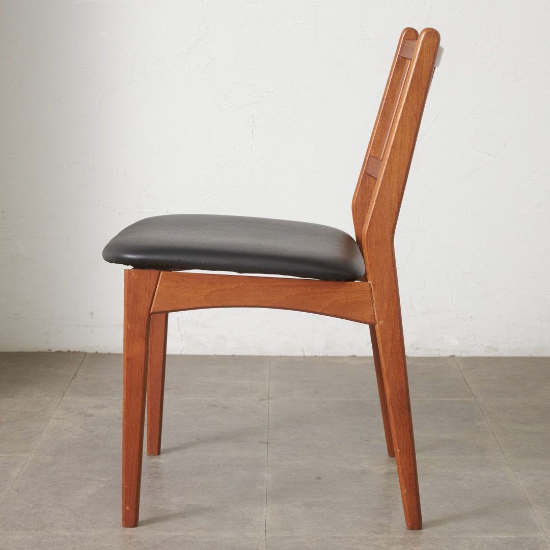 張替済 デンマーク ヴィンテージ ダイニングチェア 椅子 チーク 無垢材