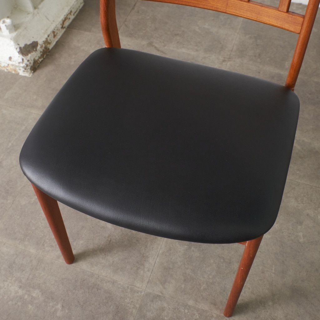 張替済 デンマーク ヴィンテージ ダイニングチェア 椅子 チーク 無垢材