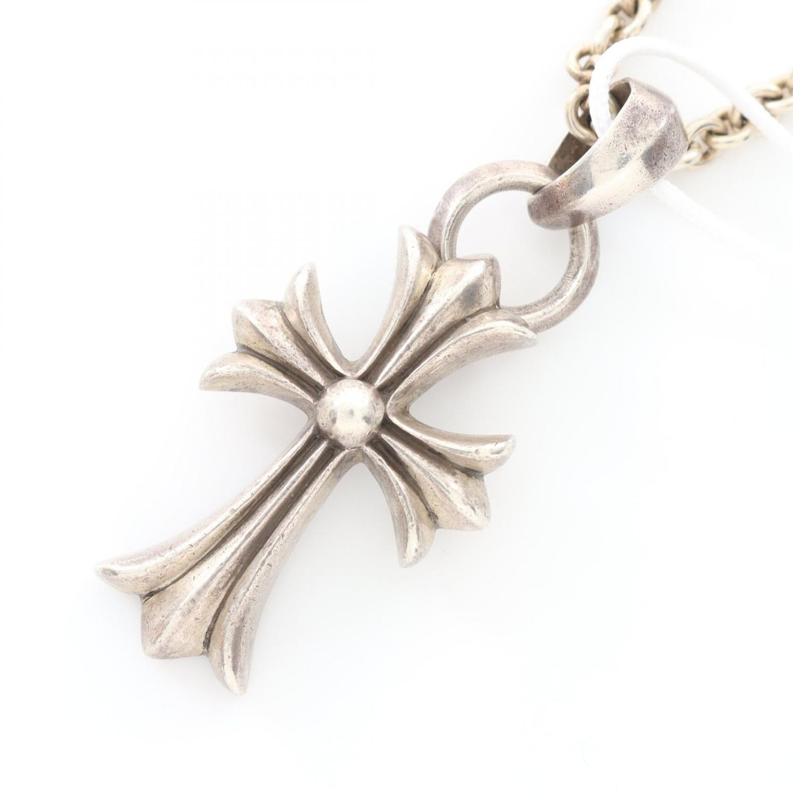 クロムハーツ CHROME HEARTS ネックレス クロス スモール with ベイル 