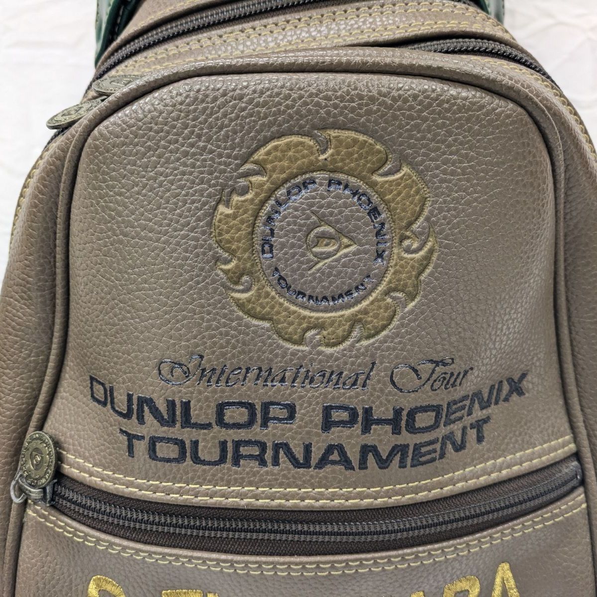  ワケアリ DUNLOP PHOENIX TOURNAMENT キャディーバッグ ゴルフ ヘッドカバー×3 おまけ トレーニング用品 ゴルフバッグ キャディバッグ ゴルフ