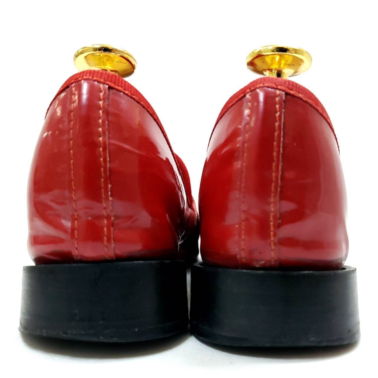 レペット　マイケル　エナメル　パテントレザー　レッド　フランス製　EU37 レペット Repetto repetto エナメル フランス製 USED
