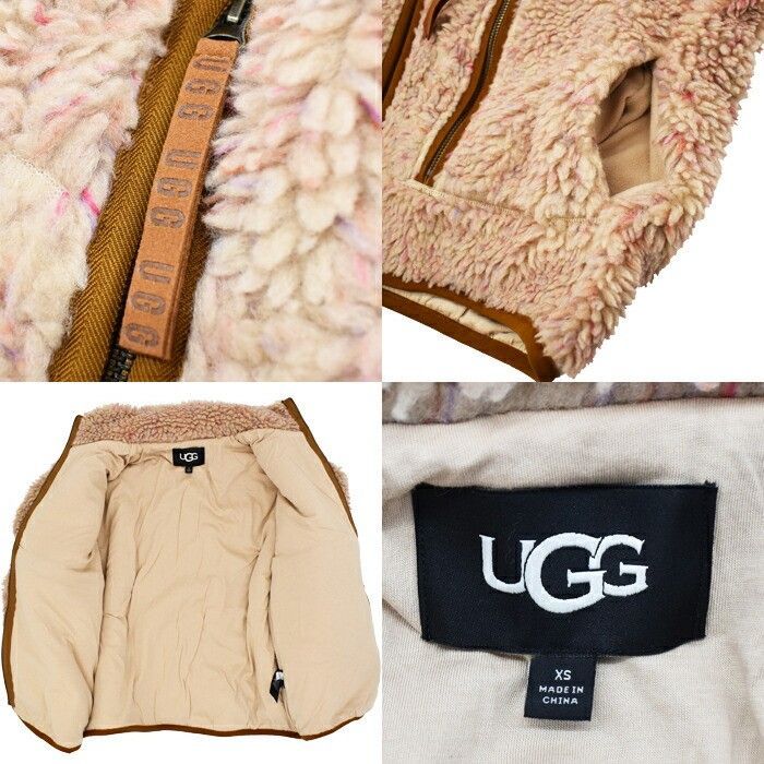 2025AW 秋冬最新作 UGG】 アグ レディースジャケット WHITE PEPPER 