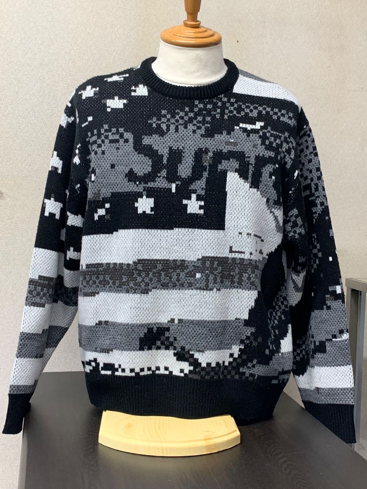 supreme Digital Flag Sweater 21SS サイズM Supreme Digital Flag 