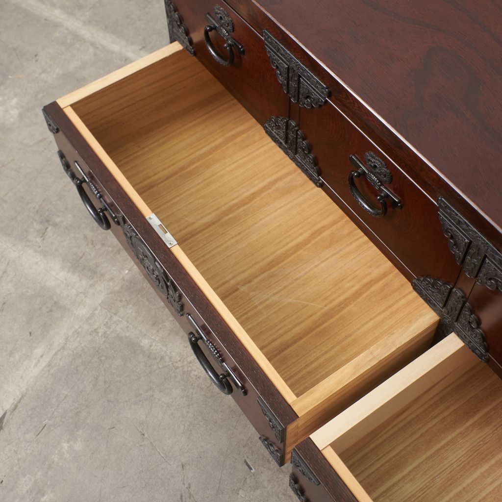 青木産業 ケヤキ 整理タンス 室町 シリーズ 欅 引き出し 民芸家具 整理