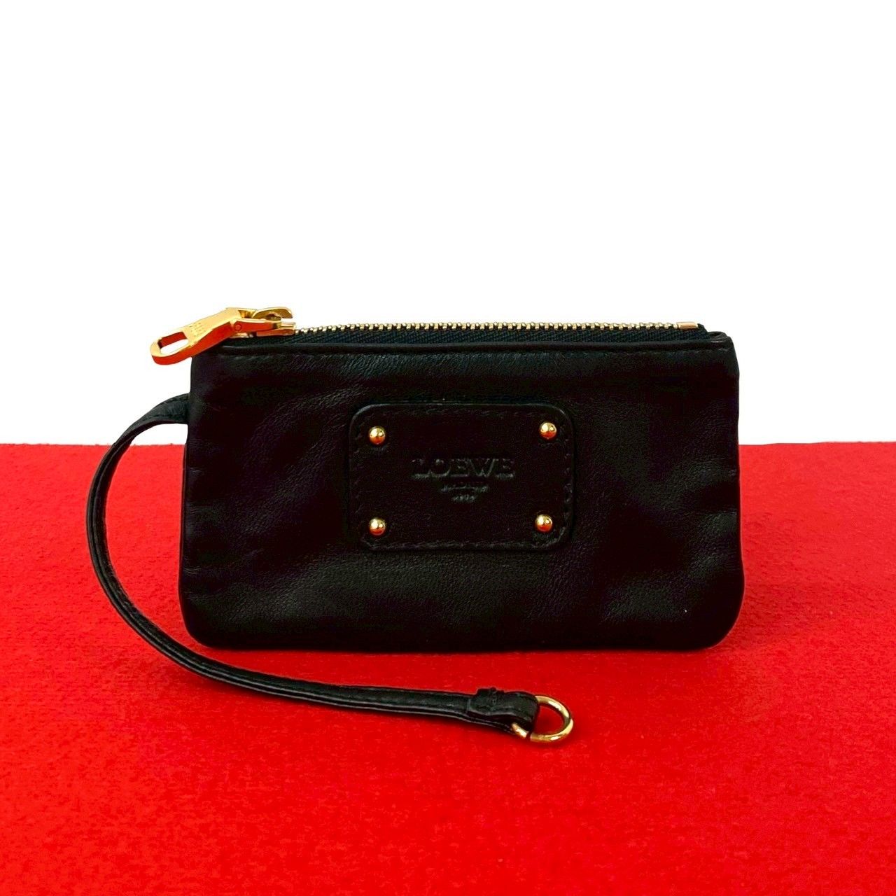 美品】LOEWE 小銭入れ コインケース ミニ財布 極 美品 希少品 LOEWE ロエベ