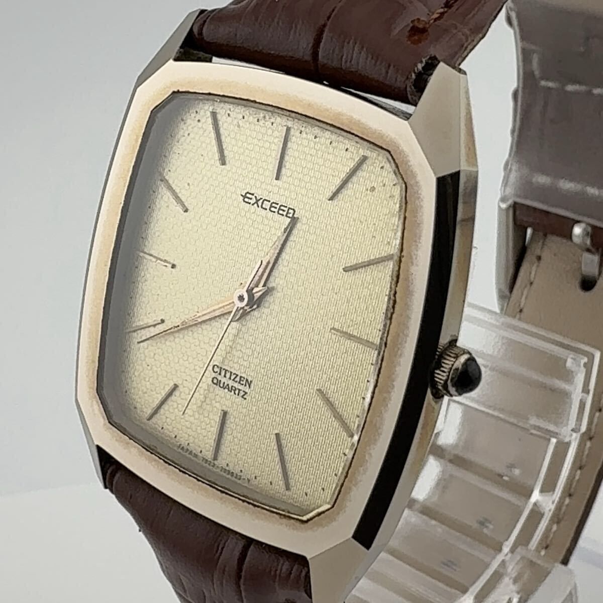 EXCEED 稼働品 CITIZEN シチズン EXCEED エクシード ゴールド スクエア 