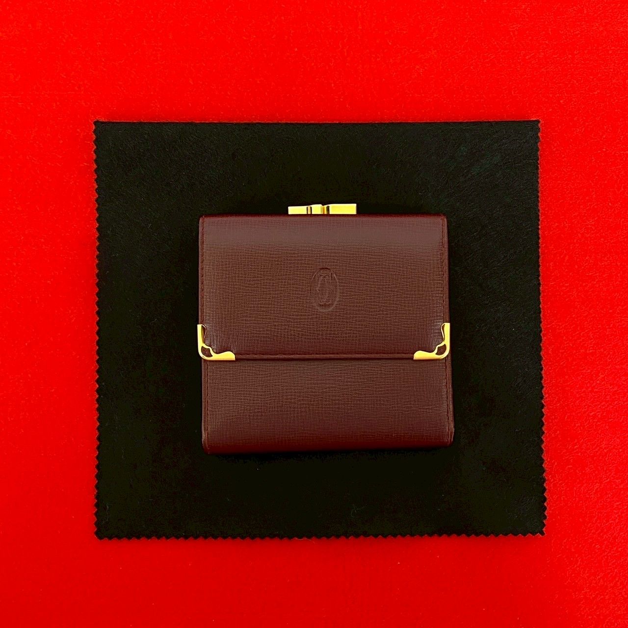 極 美品 CARTIER カルティエ ヴィンテージ マストライン レザー 本革