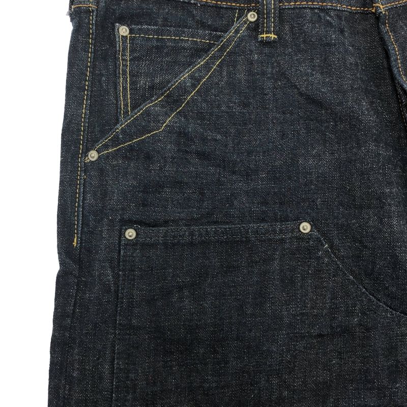 中古】Trophy Clothing × Mr.Oldman ブラッキーダブルニーデニムパンツ