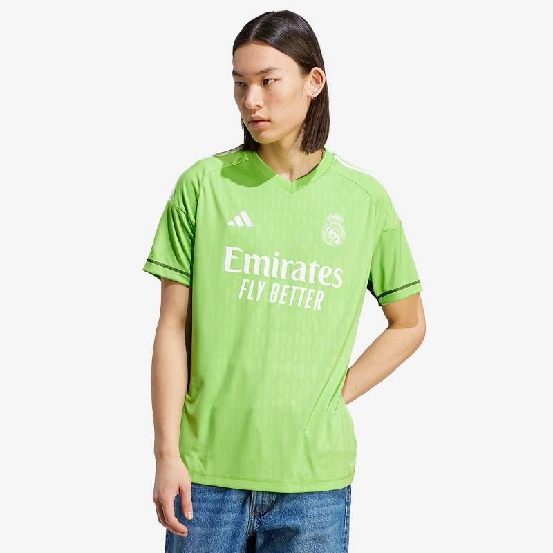 【送料無料・匿名配送】adidas アディダス レアルマドリード GKシャツ 23/24 ホーム ゴールキーパー 緑 グリーン 新品 正規品 並行輸入 日本未発売