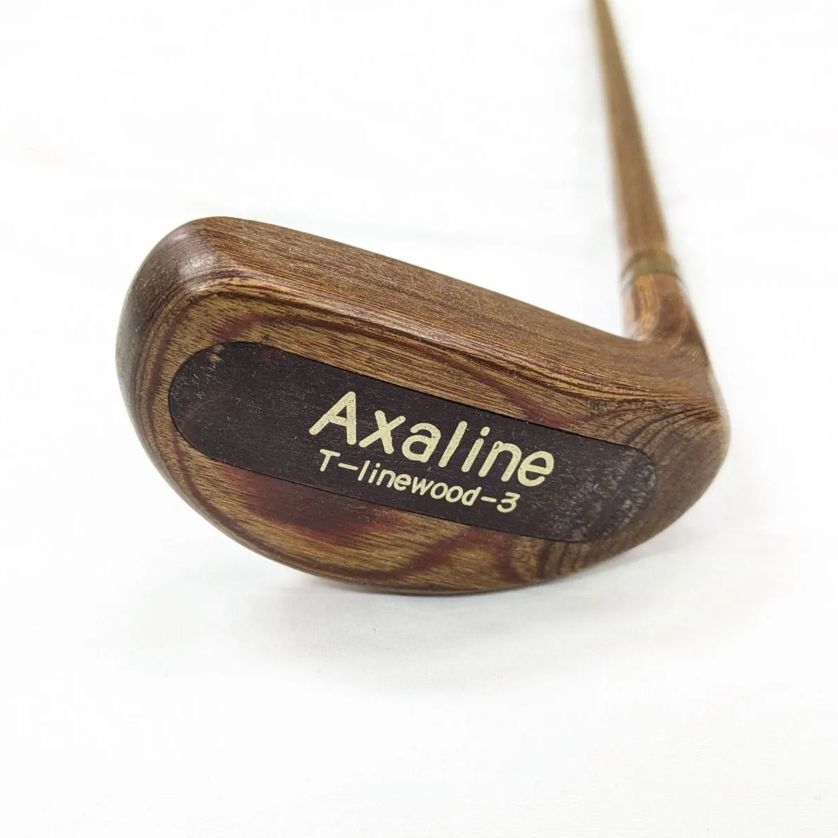 I)良品 ヴィンテージ パター Axaline T-linewood-3 ウッドパター 木製 