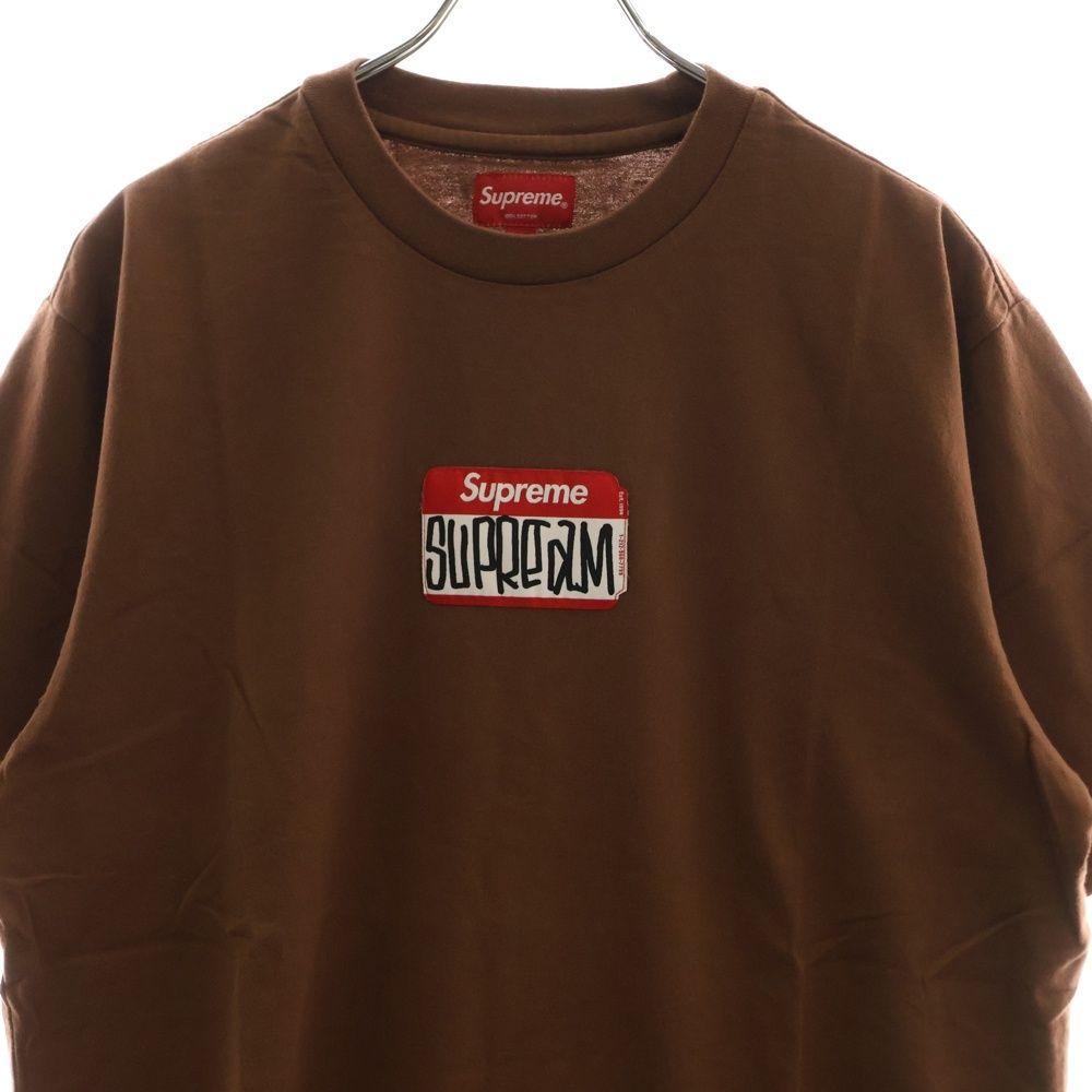 SUPREME (シュプリーム) 21AW Gonz Nametag S/S Tee ゴンズ ネームタグ