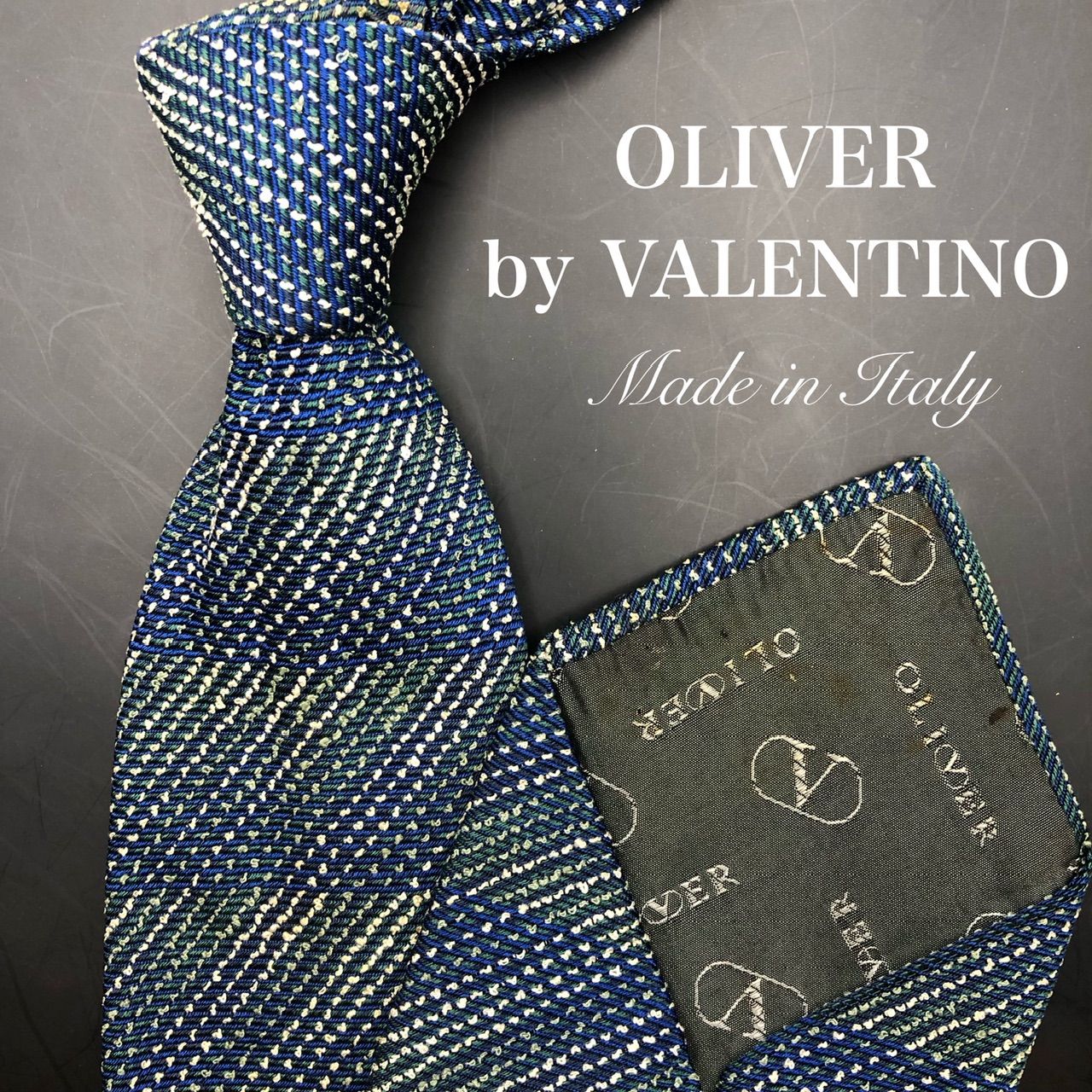ネクタイ ブランド ストライプ柄 オリバーバレンチノ シルク VALENTINO 
