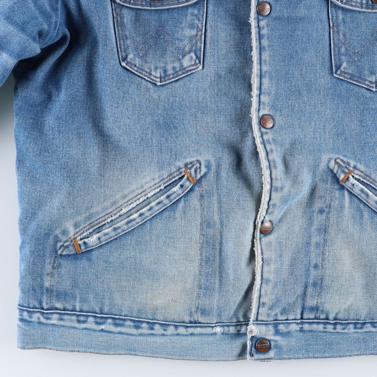 古着 80~90年代 ラングラー Wrangler デニムボアジャケット USA製
