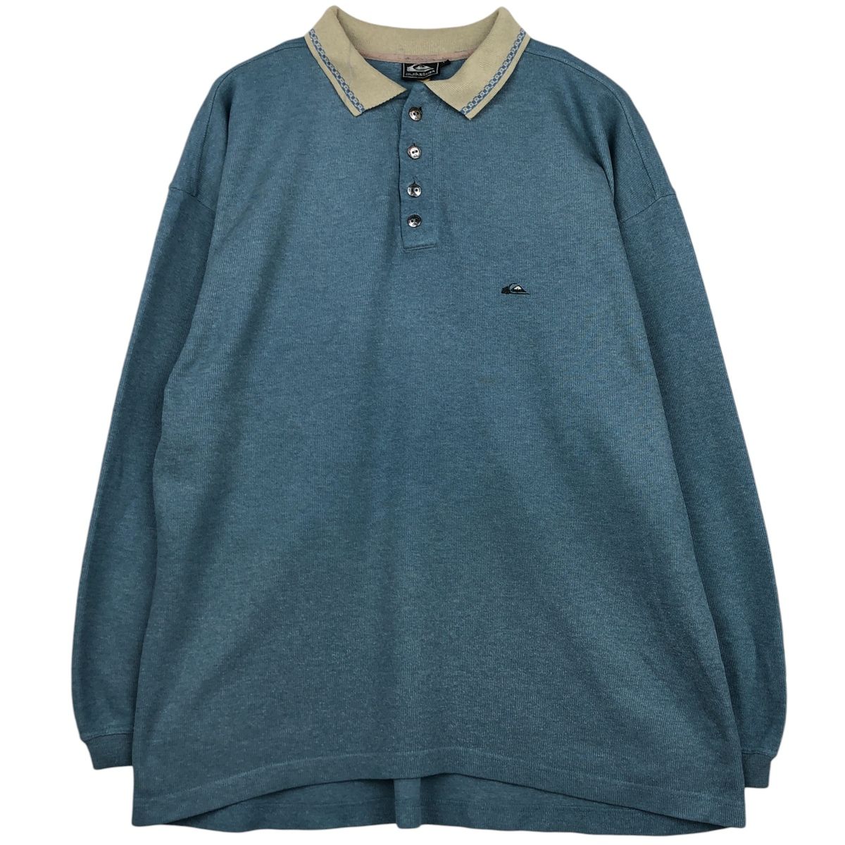 古着 クイックシルバー QUIKSILVER 長袖 ポロシャツ メンズL相当/eaa616495 古着 クイックシルバー QUIKSILVER 長袖 ポロシャツ メンズL相当