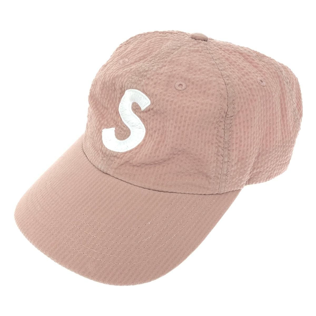 帽子 supreme シュプリーム キャップ S logo ピンク