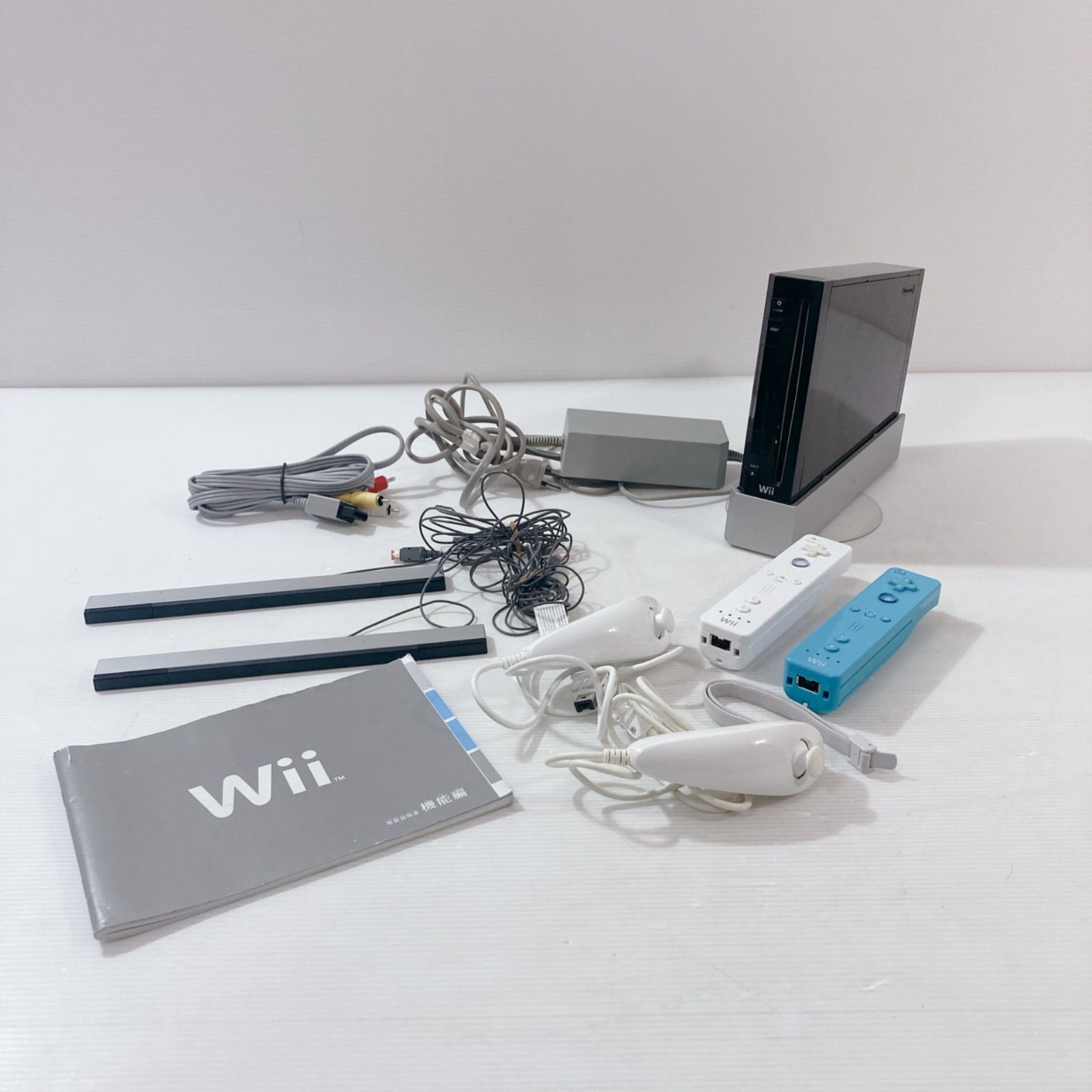 Nintendo Wii 本体 リモコン ヌンチャク セット ソフト6点 中古 動作品