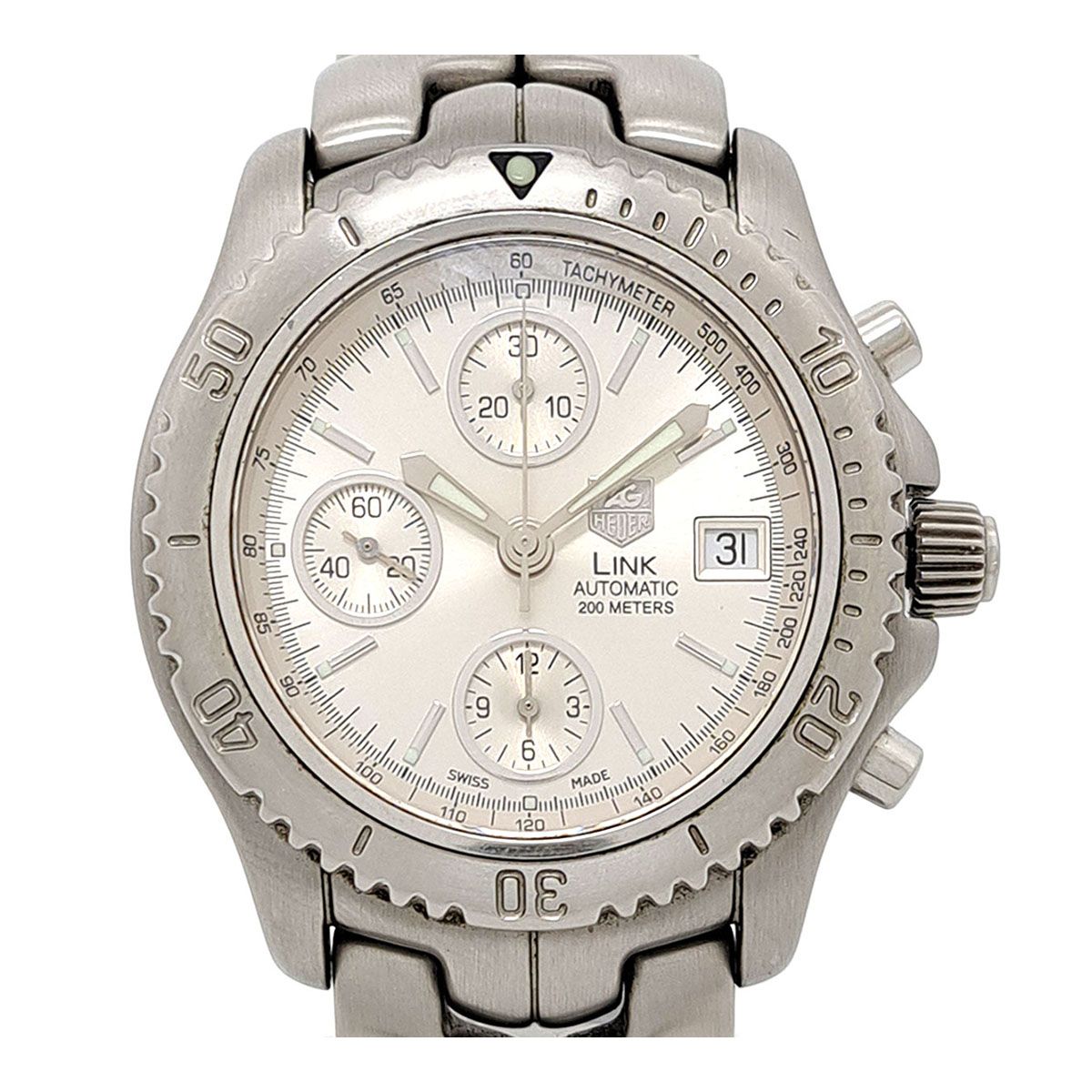 タグホイヤー リンク クロノグラフ オートマティック CT2113 自動巻き ステンレススティール メンズ TAG HEUER 時計